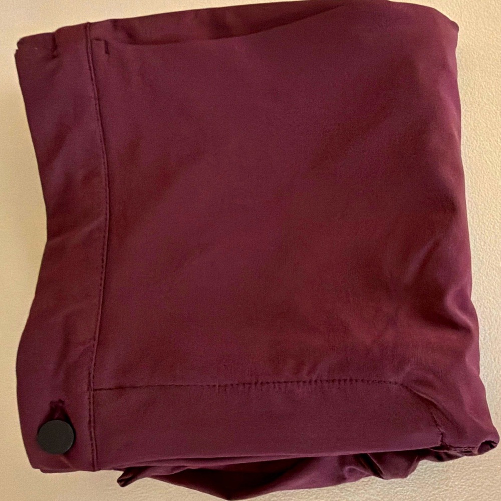 Banana Republic Men's 36x30 Burgundy Cotton Blend Slim Tapered Cargo Pants